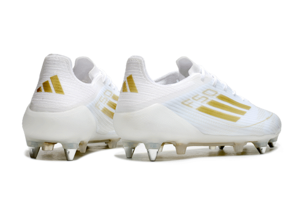 Giày sân cỏ tự nhiên Adidas X F50 SG trắng vàng - Image 4