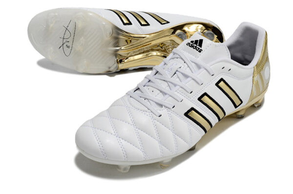 Giày bóng đá Adidas 11Pro Toni Kroos trắng vàng - Image 3