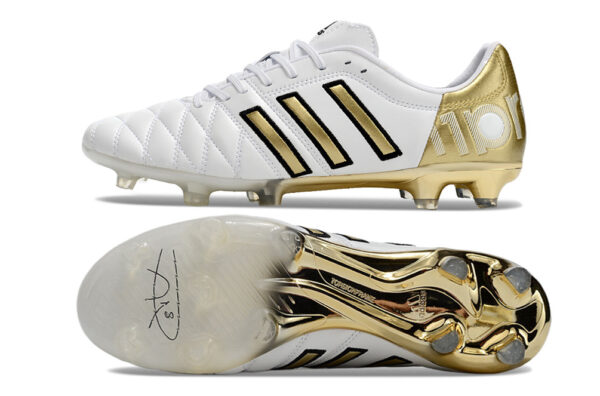 Giày bóng đá Adidas 11Pro Toni Kroos trắng vàng - Image 2