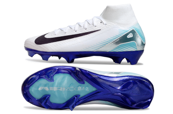 Giày sân cỏ tự nhiên Nike Superfly 10 Elite FG trắng - Image 2