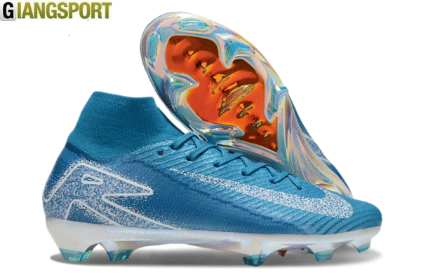 Giày sân cỏ tự nhiên Nike Superfly 10 Elite FG xanh