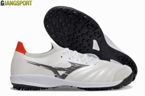 Giày sân cỏ nhân tạo Mizuno Neo Sala Beta đế TF trắng đen