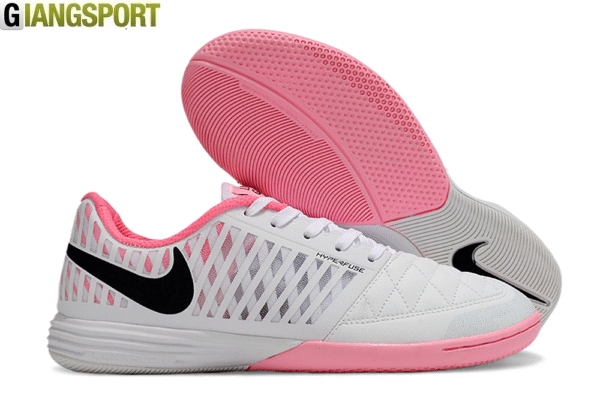 Giày futsal Nike Lunar Gato II IC trắng hồng