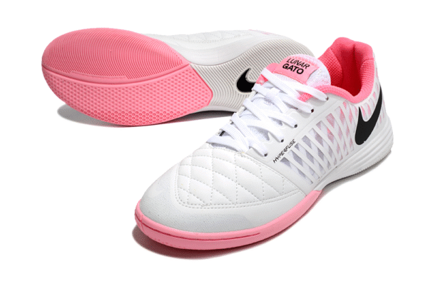 Giày futsal Nike Lunar Gato II IC trắng hồng - Image 3
