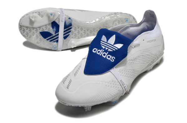 Giày sân cỏ tự nhiên Adidas Predator Elite Tongue FG trắng - Image 3