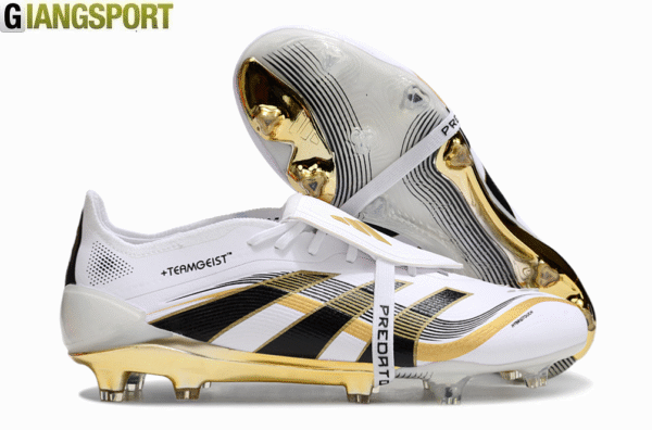Giày sân cỏ tự nhiên Adidas Predator Elite Tongue FG trắng