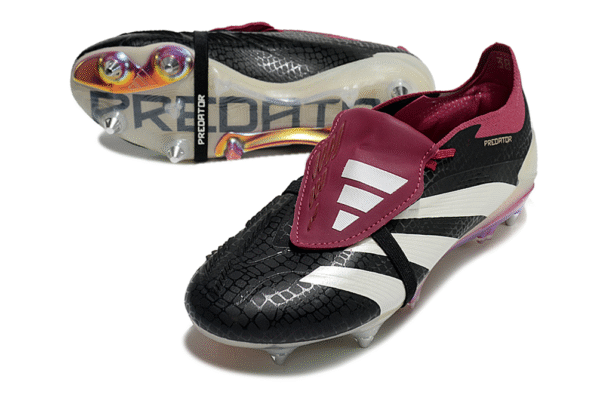Giày sân cỏ tự nhiên Adidas Predator Elite Tongue SG tím đen - Image 3