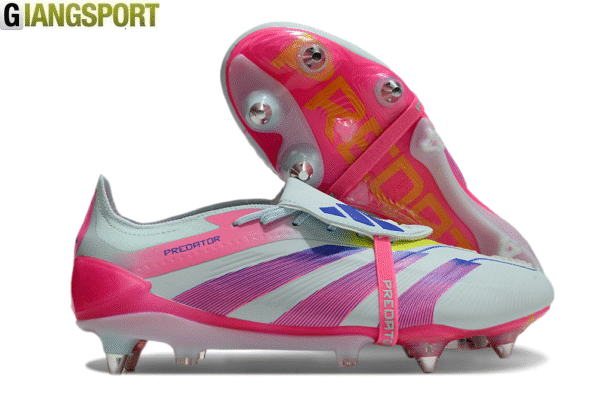 Giày sân cỏ tự nhiên Adidas Predator Elite Tongue SG xanh