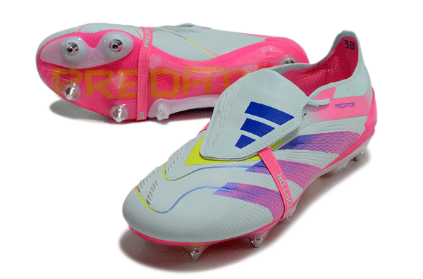Giày sân cỏ tự nhiên Adidas Predator Elite Tongue SG xanh - Image 3