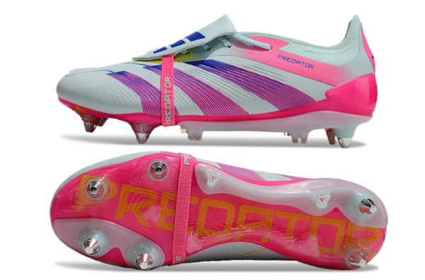 Giày sân cỏ tự nhiên Adidas Predator Elite Tongue SG xanh - Image 2