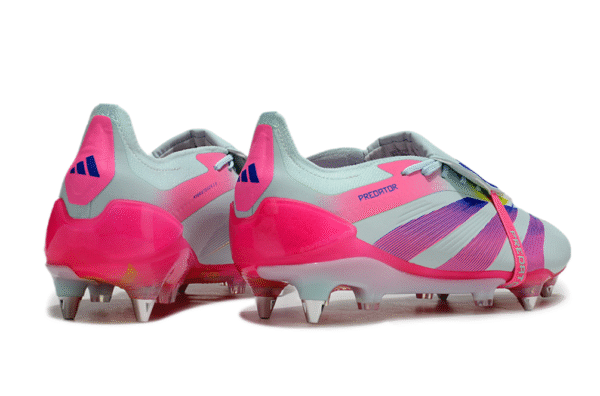 Giày sân cỏ tự nhiên Adidas Predator Elite Tongue SG xanh - Image 4