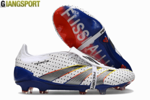 Giày sân cỏ tự nhiên Adidas Predator Elite đen đỏ có dây FG